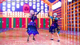 【Genshin MMD】《Kamisato Ayaka & Citlali~HIMEHINA『バブリン_ Bubblin』dance (R18)
