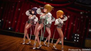 [Kancolle MMD] Sixth Destroyer Division - LAYSHA - "PINK LABEL" dance (R18)