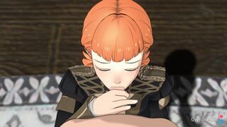 Annette Blowjob [Fire Emblem] clothed