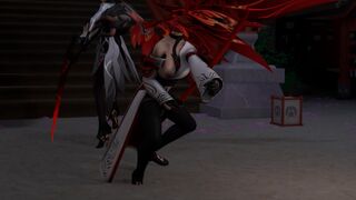 [GURO] Nightrose killed and skullfucked
