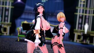 [ZZZ MMD](Evelyn & Astra) AESPA - 'Whiplash' dance (R18)