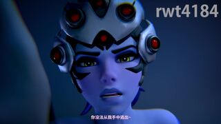 Widowmaker breaking in room [Chinese subtitles](Rwt4184)