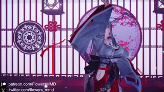 (Wuthering Waves MMD) Hiyuki - 寄明月 dance (R18)