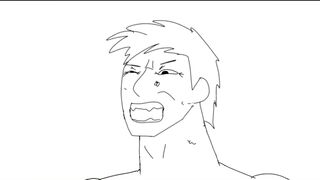 Man into raptor transformation