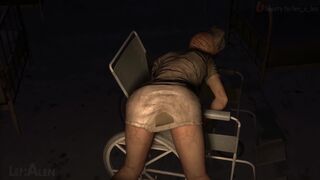 Fucking the Silent Hill nurse doggy style