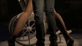 Fucking the Silent Hill nurse doggy style