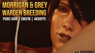 Morrigan & Grey Warden Breeding [Pubic Hair][Zmsfm][4K60FPS]