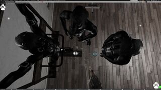 Furry Percheron Noir Male BDSM Pénis (2)
