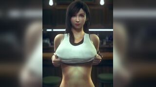 Tifa's censored titty drop