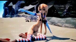 Shimakaze - Marine Bloomin [MMD R15] Rangu Yamada