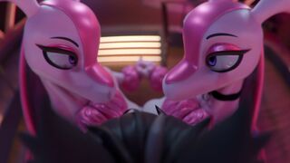 Double Lovander femdom