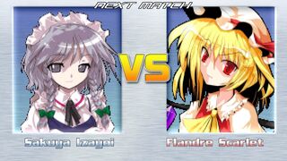 Sakuya Izayoi vs Flandre Scarlet