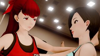 yoshizawa kasumi & coach hiraguchi lesbian [Rbf7]