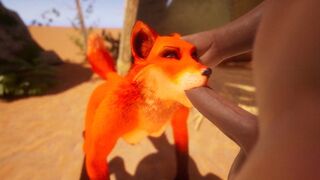 Small furry slut gets fucked in her ass and pussy