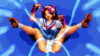[MUGEN ryona] Slime vs Athena Asamiya