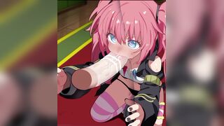 Milim Nava Deepthroat (Sound) [mizumizuni]