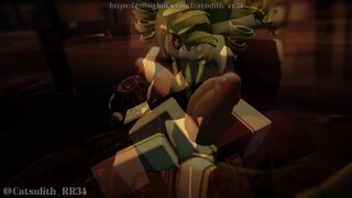 Alien Teto gets fucked in the cafe then onto the hote| Short Ver. (Roblox Session 86)