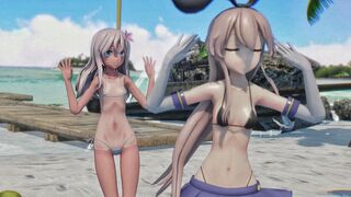 Shimakaze & Ro500 - Twinkle Days [MMD R15] Ley Line Walker