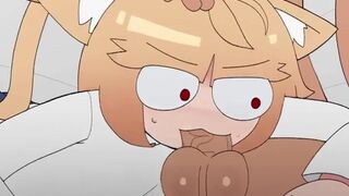Neco-Arc blowjob