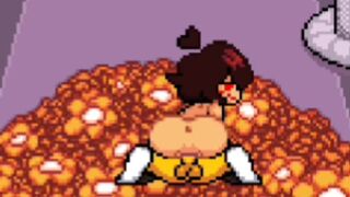 (Love Maniac) Chara riding Frisk