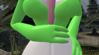 Oral vore by cake layer