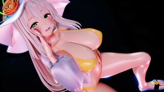 [Blue Archive MMD](Nonomi) Brown Eyed Girls - Abracadabra dance (R18)