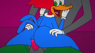 Woody Woodpecker gets fucked by Buzz Buzzard again