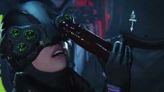 MAX-TAC blowjob (Cyberpunk 2077) black