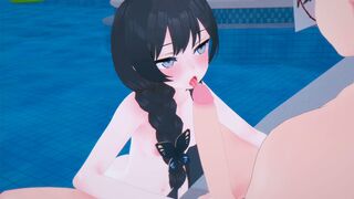 ryuuge kisaki pool blowjob naked alt