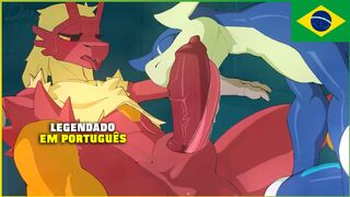 Blaziken and Greninja having college fun [LEGENDADO PT-BR]