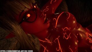 Massive Troll Cock Destroys Red Succubus
