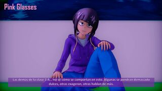 Kyoka jiro te masturba / Solo audio / Pink Glasses