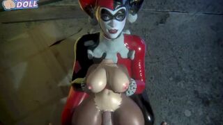 See what she is doing.