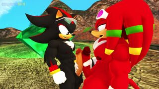 shadow X Knuckles Handjob Pov