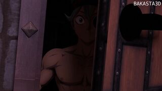 Asta peeps on Yami and Vanessa (Bakasta3D)