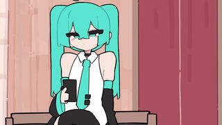 Miku & Teto Dressing room fun