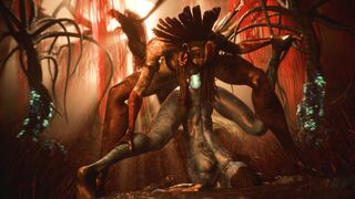 Varaang And Neytiri [NO WM][Gifdoozer][4K60FPS]