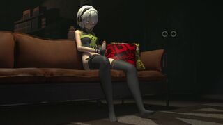 Anby Jerking off
