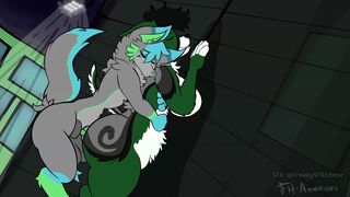 Back alley fun- Cumflation FH ANIMATIONS-ex FIHART