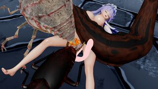 【MMD WuWa】Cantarella clears the mission in the insect-breeding dungeon and escapes.