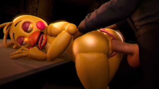 Toy Chica receive from behind (Froggysfm)