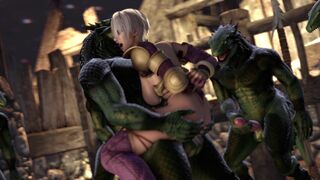 Lizardmen Waiting For Their Turn To Fuck Ivy | KaminaKirei