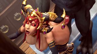 Alexstrasza x Worgen | KaminaKirei