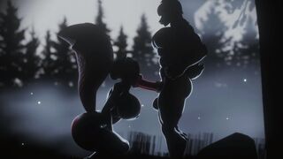 A Rabbit is a Good Prey for a Hunter [R.R.]