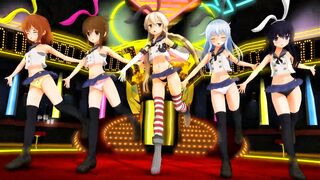 Shimakaze & Destroyer Division 6 - Beautiful Legs [MMD R15] Mizukagami
