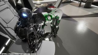 Terminator Fucks Cyber Girl Hard - Oral & Pussy