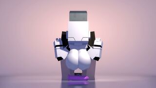 Minecraft Haydee has sex with Vindicator