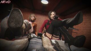POV Ada X Ashley Stinky Feet low steam