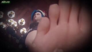 POV: Jinx Xmas Footdom