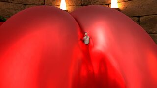 Anal vore by harvestmagerr